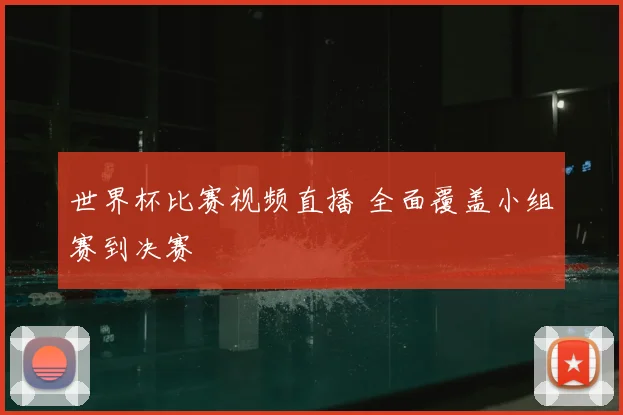 世界杯比赛视频直播 全面覆盖小组赛到决赛
